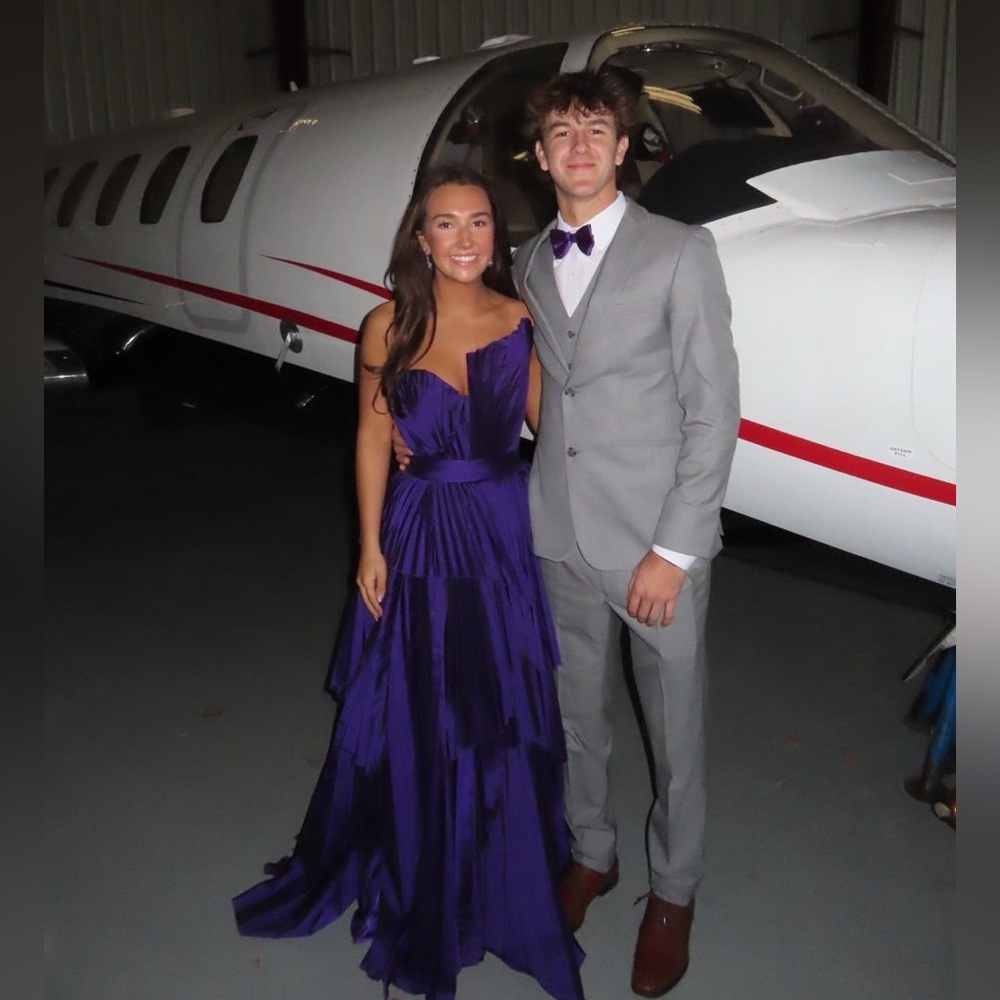 Women’s purple formal dress